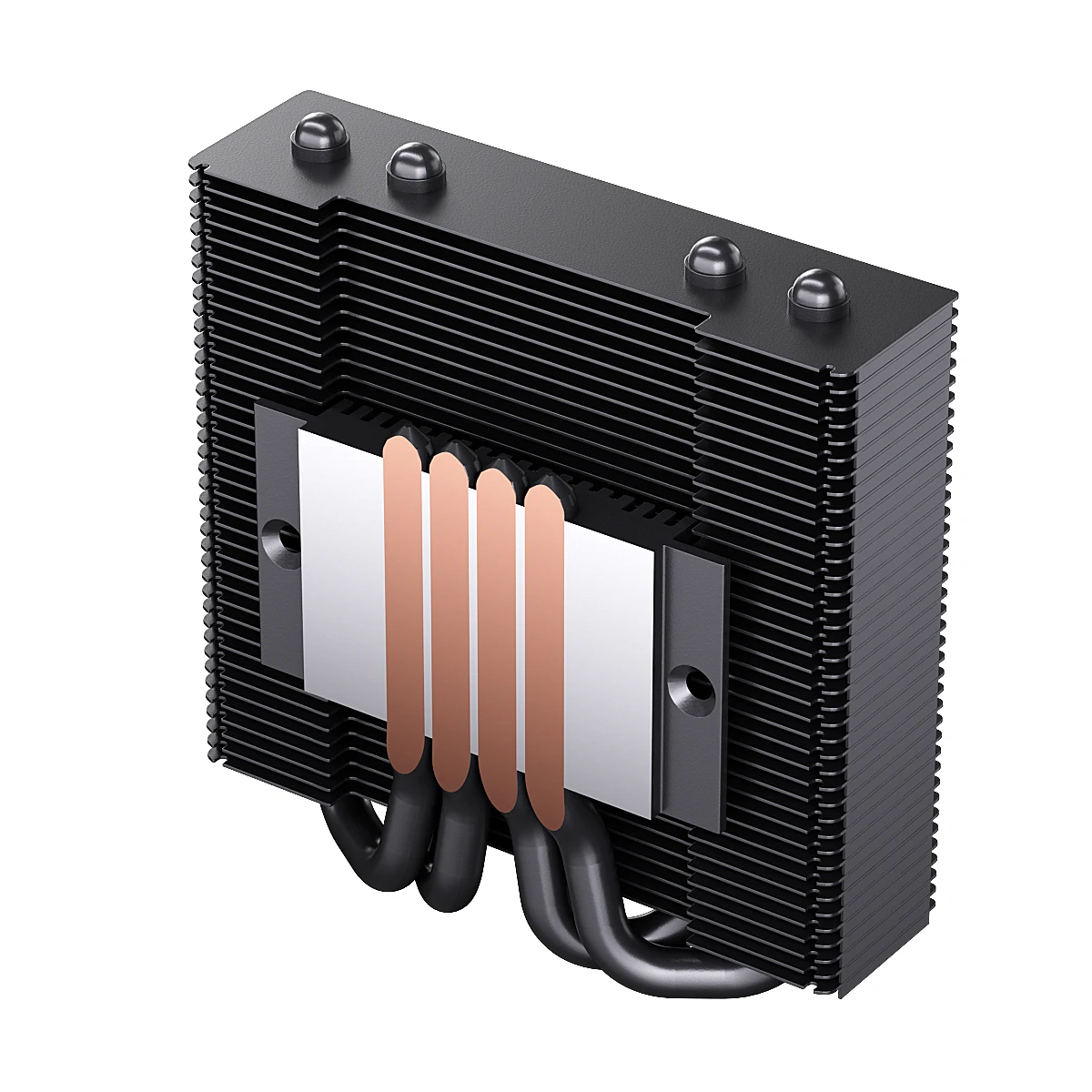 TEUCER UT45 4 Heat Pipe CPU Cooler 45mm ITX Chassis Air Cooling Radiator Compatible with AM5 AM4 and Intel LGA1700 1200 2011