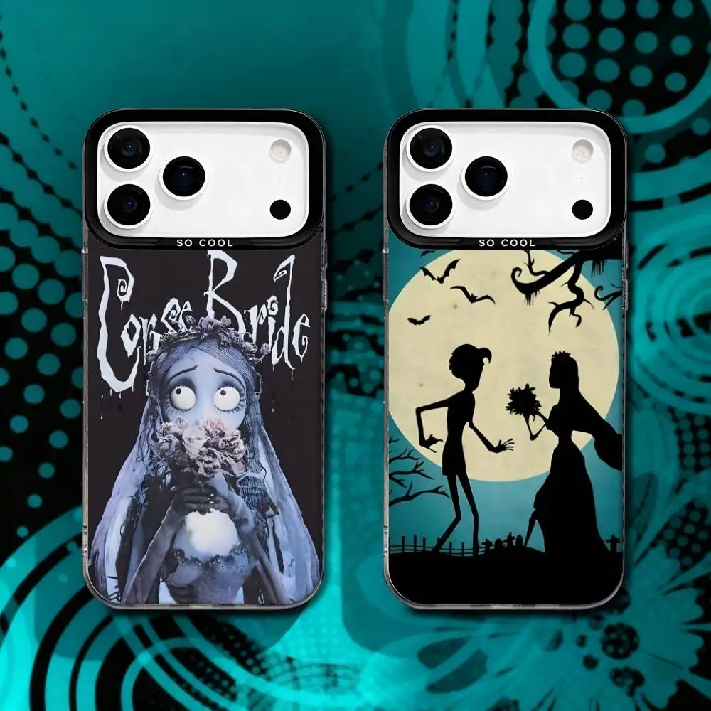 

B-Bride Corpse Phone Case For iPhone 17,16,15,14,13,12,X,8,Pro,Max,Plus,SE4,Air,Mini Black Matte Durable Hard