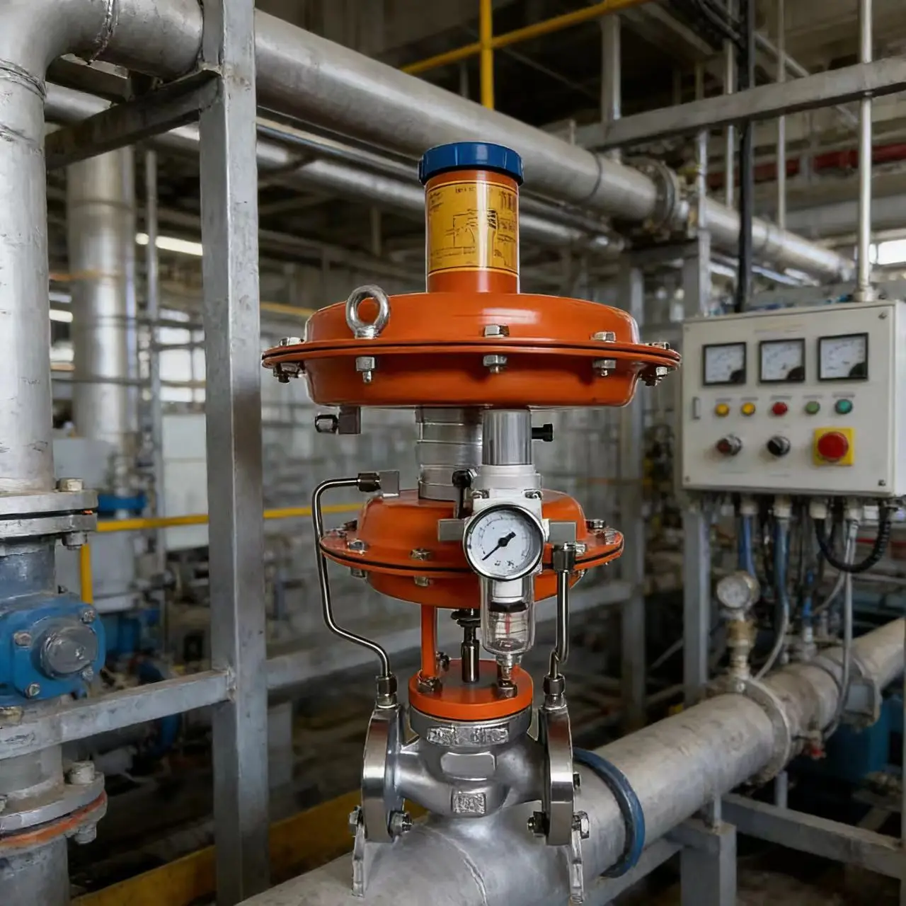 Val Flow Motorized Automatic Pressure Regulating High Temperature OEM Pneumatic Air Controlled