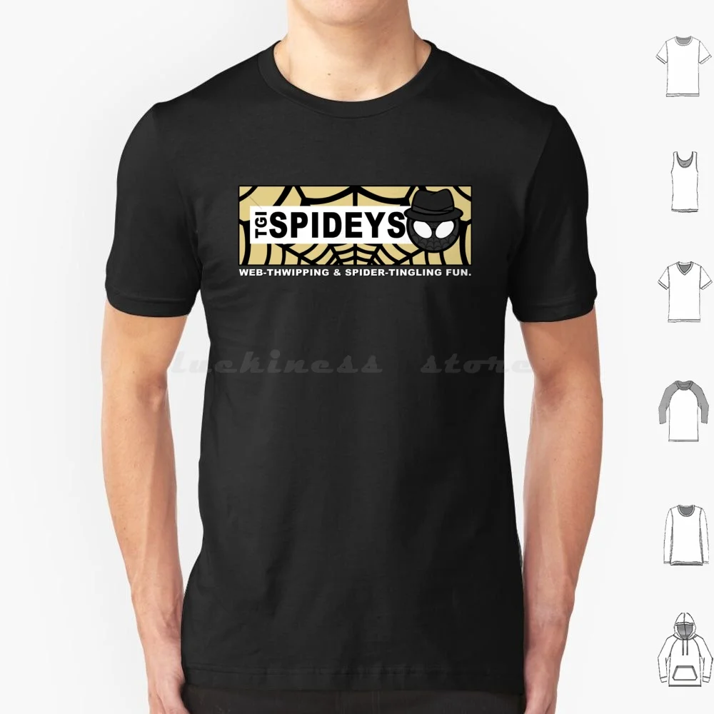 Camiseta Tgi Spideys de algodón para hombres y mujeres, estampado artesanal en el verso de araña, versículo de araña, cultura Pop, películas, comida, amante de los alimentos Ti