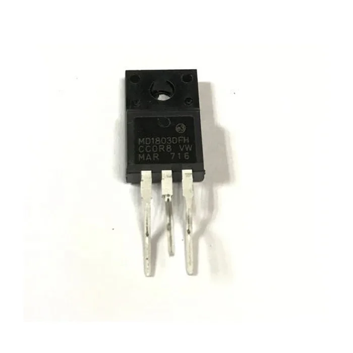 MD1803DFH is a high-voltage NPN power transistor for standard definition CRT displays.