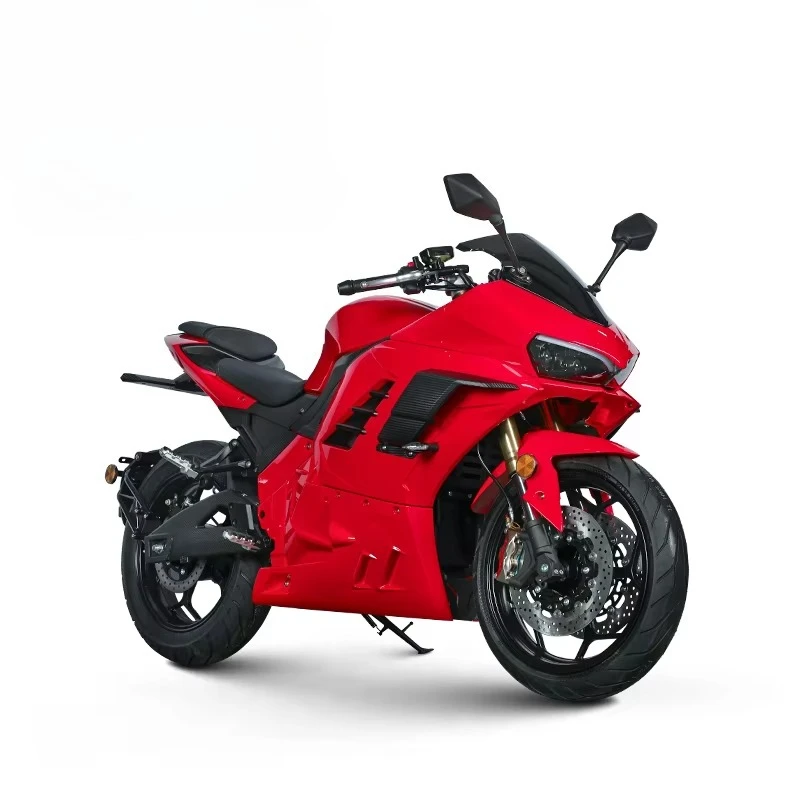5000w Lithium Powerful High Speed Mid Drive Center Motor 130km/h Speed Racing Adult Electric Motorcycle