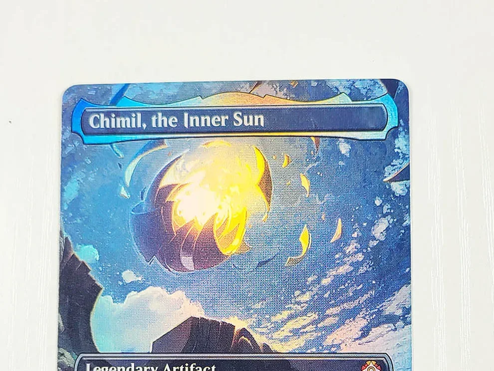 (تميمة النشاط) (LCC) TCG الوكيل الورقات السحرية لعبة سوداء عالية الجودة الوكيل أوراق اللعب Chimil مجلس لعبة بطاقات التداول الوكيل
