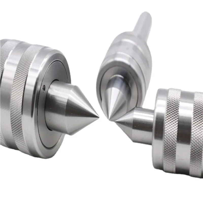 MT1 MT2 MT3 Live Revolving Center Knurled Surface Lathe Rotary Center Hardened Heat‑treated Machining Replacement Hardware