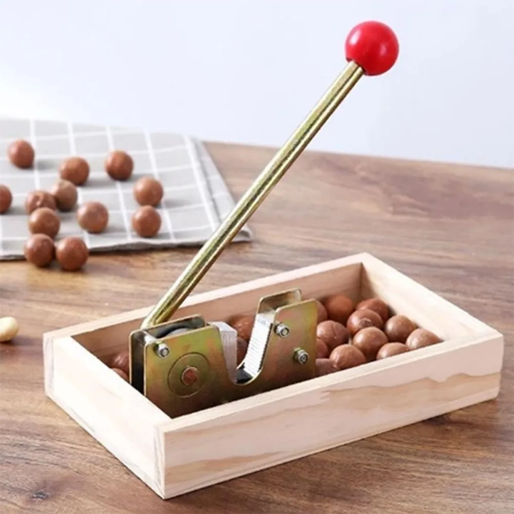 Heavy Duty Nutcracker Nut Tweezers Macadamia Opener Peeling Machine With Durable Metal Handle For Hazelnuts Almonds