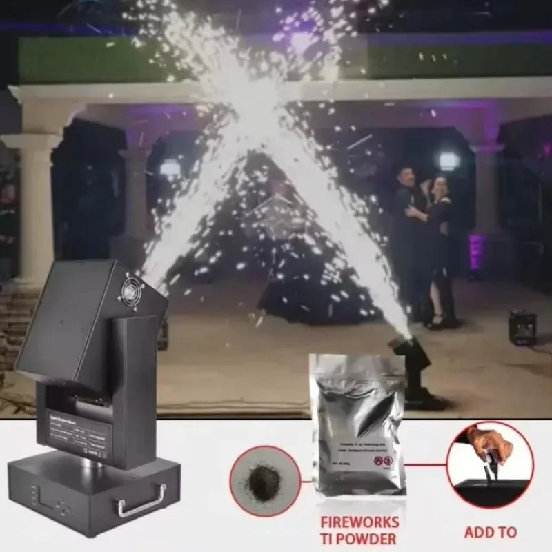 Safe Sparking Machine Remote Control Moving head Sparkler 750w Cold Spark Machine Dmx Remote Control For Wedding Dj