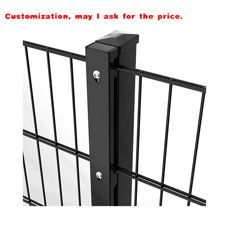 

на заказ. Легко собранный 2D двойной проволочный забор 868/656 ПВХ с порошковым покрытием, двойной сетчатый забор