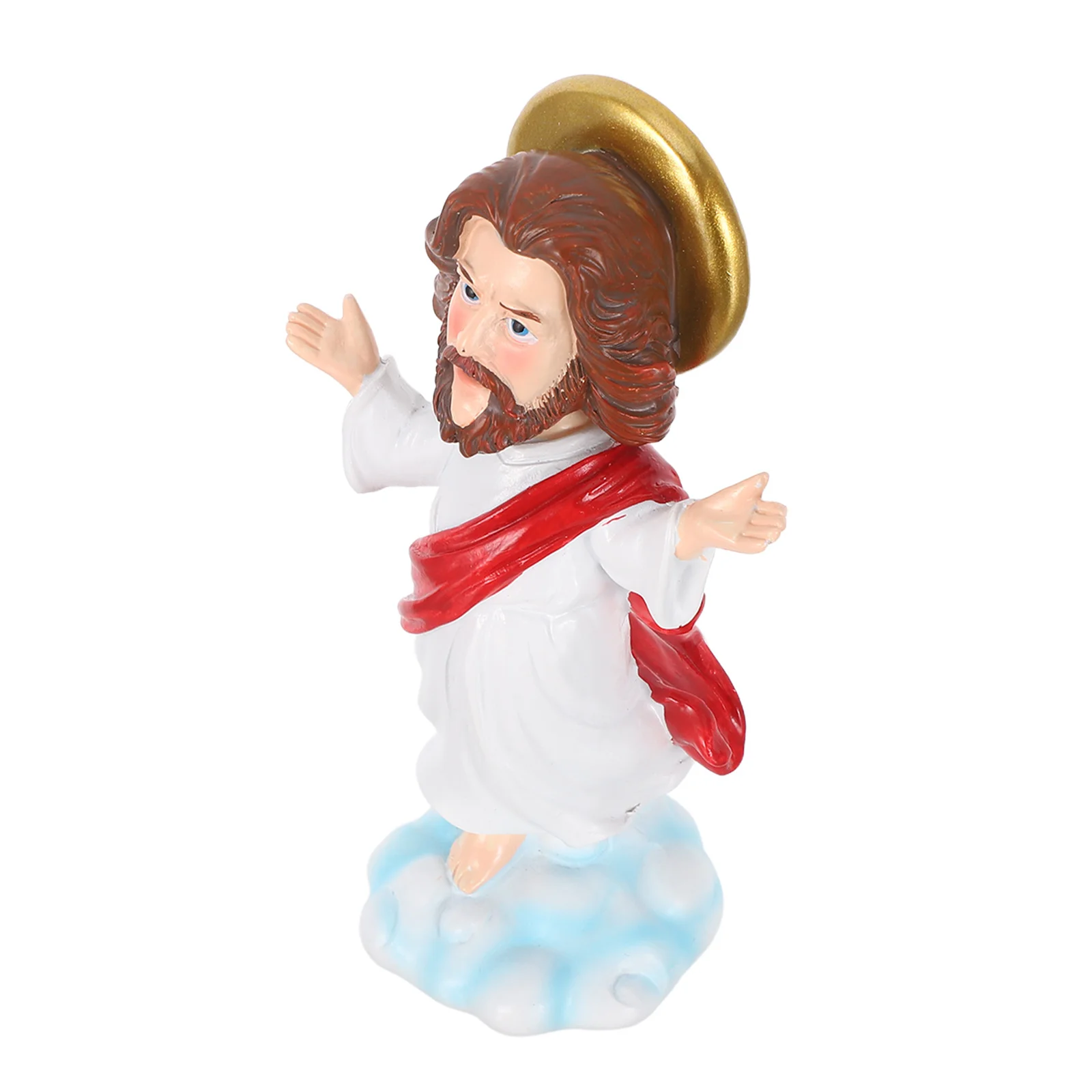 

Shaking Jesus Figure in Resin for Car Decor Auto Center Console Cute Desk Accessories Desktop Ornament Dash Decoration