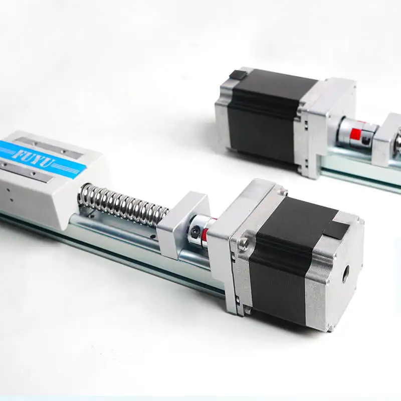

0.02mm position accuracy Linear Module 65 dB Low Noise Guide Rail Motorized Slider Ball Screw Actuator