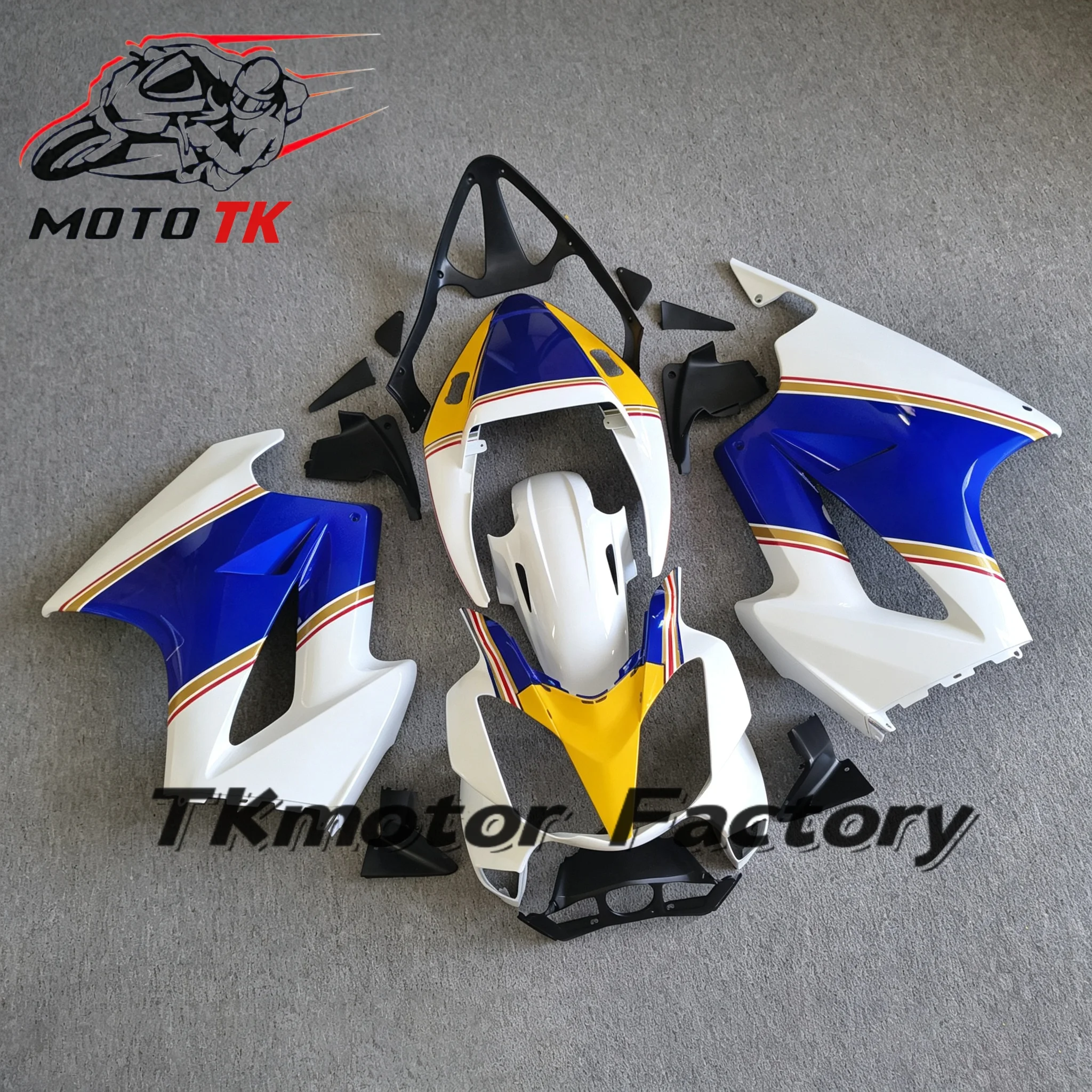For VFR800 2002 - 2013 Body Kits VFR 800 VTEC 2012 2003 2004 Fairing | include tank cover | Blue white Bodywork