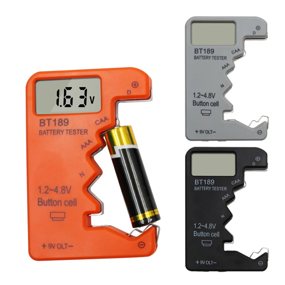 BT189 Battery Tester 9V Battery Type N Universal Digital Battery Tester Battery Level Indicator Battery Voltage Measurement - view 5