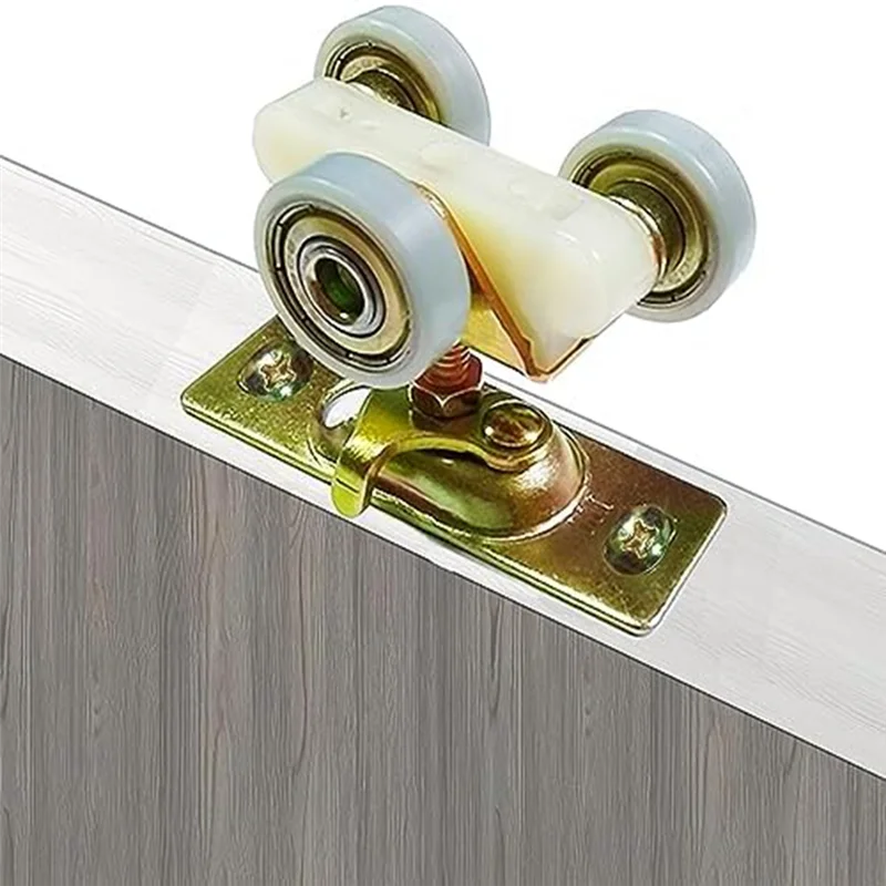 

Комплект ABVG-2 фурнитуры для раздвижных карманных дверей, верхняя вешалка, ролики, колеса в сборе, подходят для запасных частей Johnson 1125 и 1500, фурнитура K