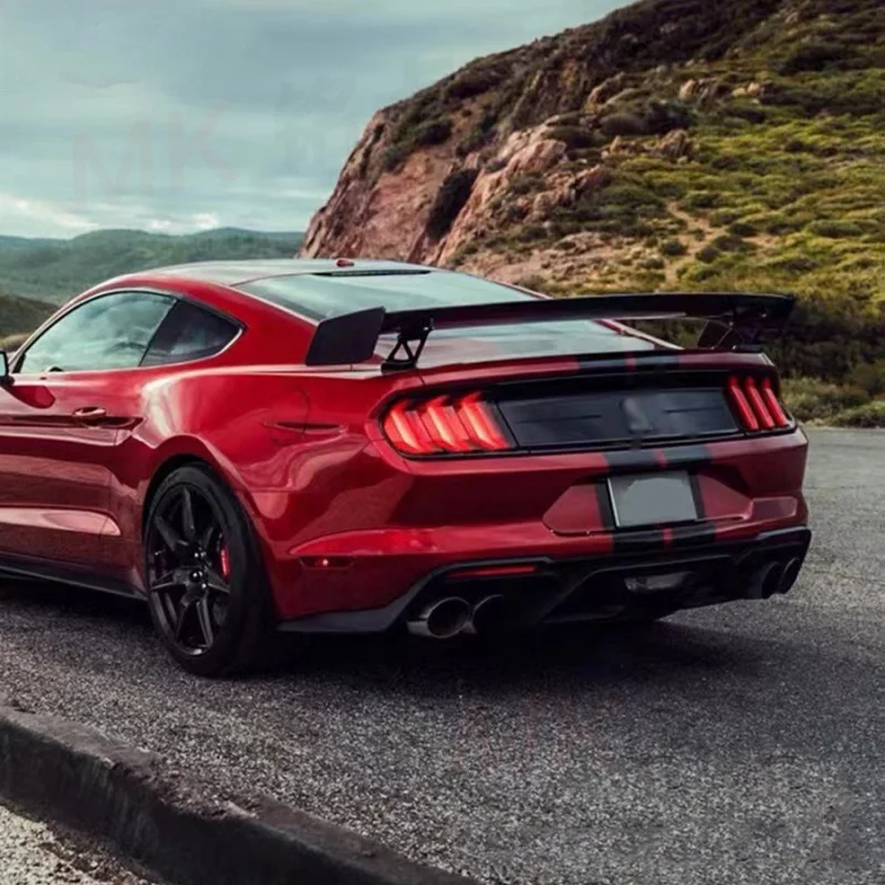 

Suitable for Ford Mustang GT500 Carbon Fiber Large Fixed Wing Rear Spoiler 2015-2022