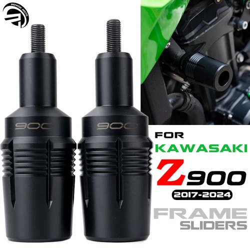 Para Kawasaki Z900 Z900RS Z 900 SE 2017-2024 2023 accesorios de motocicleta deslizadores de marco protección contra caídas Protector Pad