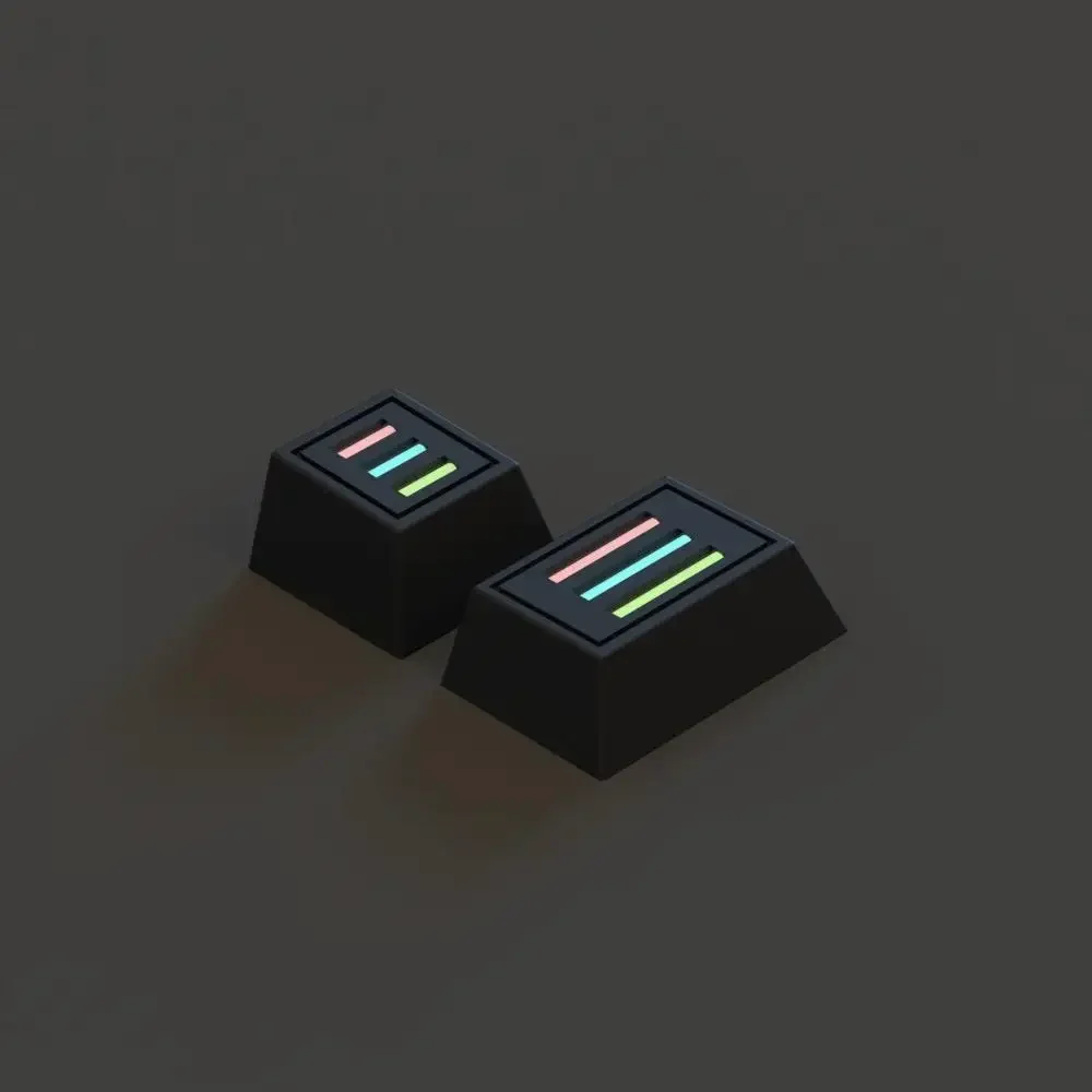 

Glass light-emitting tube personalized keycap personal custom creative gift mechanical keyboard cross shaft for