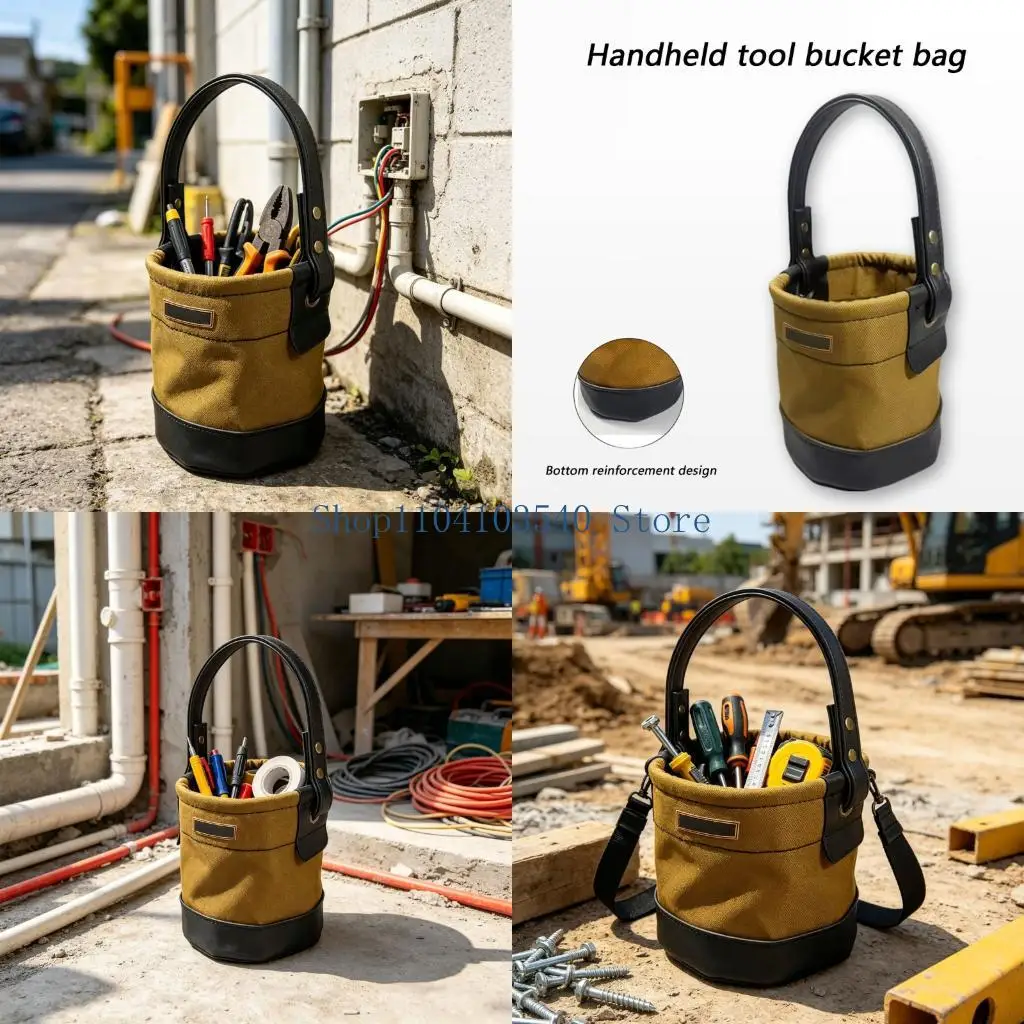 02DC Portable Waterproof Cloth Tool Storage Bag Toolkit Car Automotive Wrench Tool