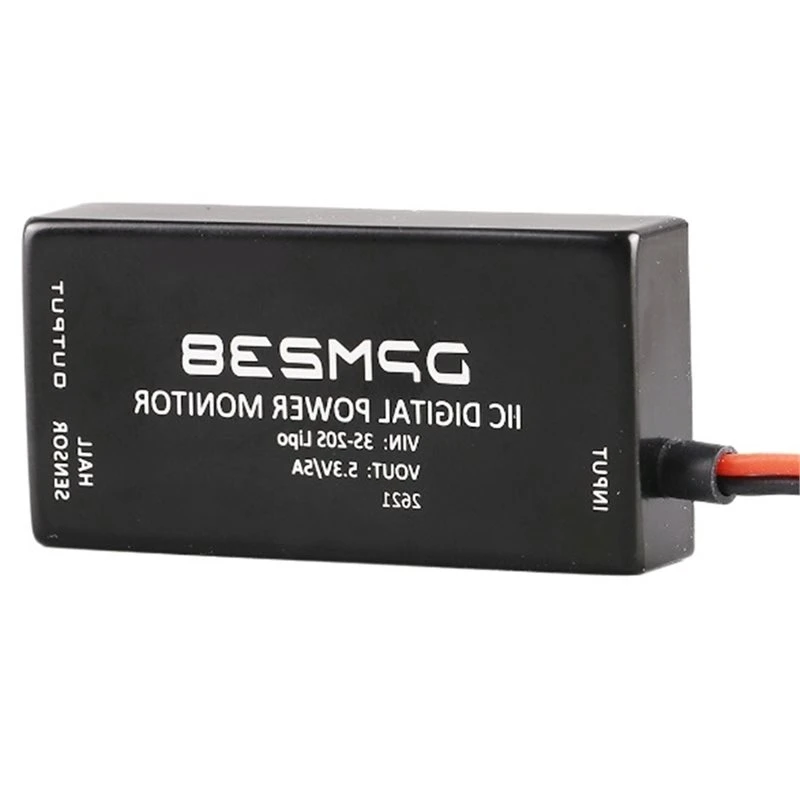 For PIXHAWK PX4 Compatible DP M238 Digital I2C Hall Effect Current Sensor GH1.25-6P 300A High Voltage 12S Power Meter