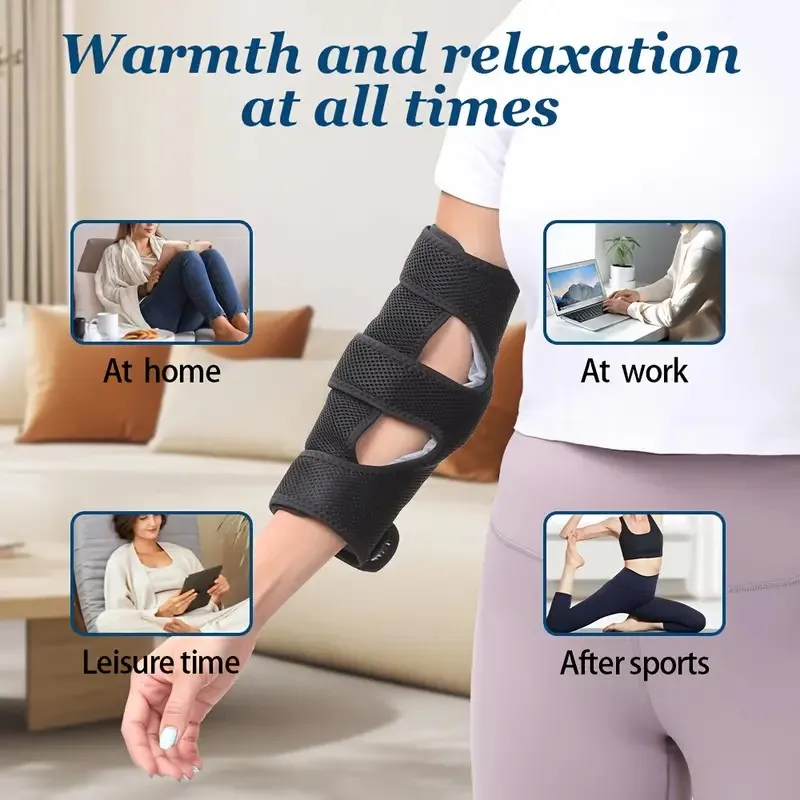 تسخين كهربائي مُدلك الكوع درجة حرارة ثابتة العلاج الكوع المشترك الانزعاج الإغاثة استرخاء العضلات لعجول البطن #5