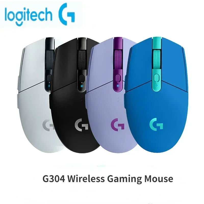 Logitech G304 Wireless Mouse LightSpeed PC Gamer Esports RGB Usb for Laptop Computer Mechanical Button PC Laptop Gaming Mice