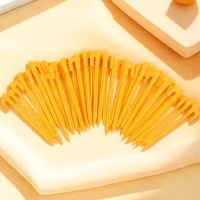 

50pcs Windproof Tent Pegs Hard Ground Durable Camping Nails Outdoor Fixing Accessories Tarpaulin Travel Plastic Ground Nails