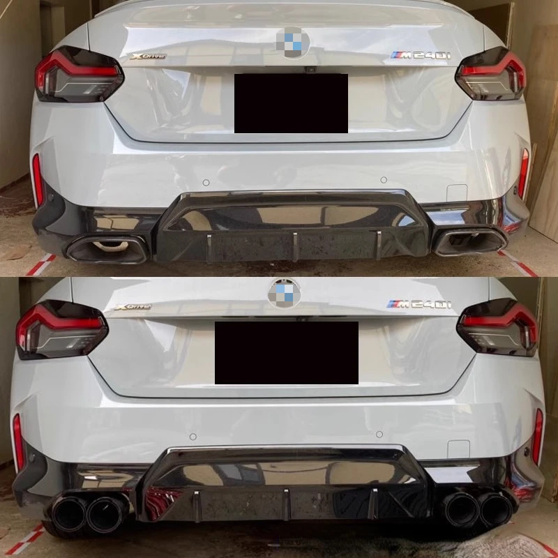 كاتم صوت ماسورة العادم لسيارات BMW G20 G21 M340i M240i G22 M440i G42