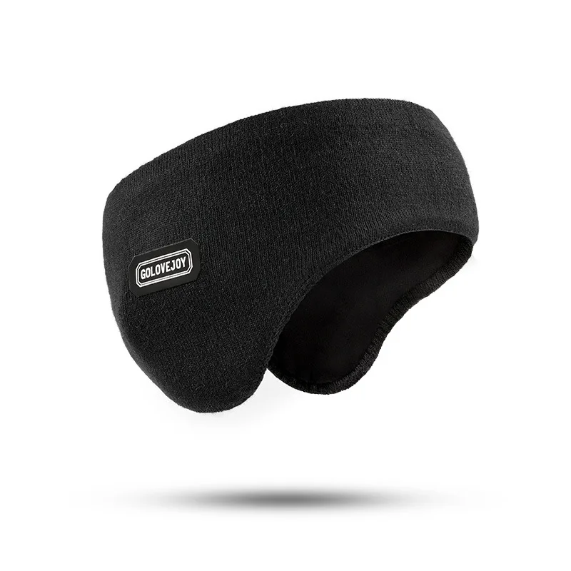 Russian Hat Autumn Winter Ear Covers Men Women Cycling Padded Ear Warm Foldable Windproof Knitted Double  Muff Run Cap Pillbox