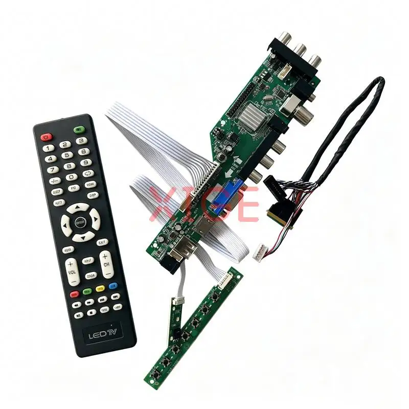 

Controller Board Fit B173HW01 N173HGE HSD173PUW1 LP173WF1 1920*1080 Laptop Screen 40-Pin LVDS 1920x1080 HDMI/VGA/AV/USB/DVB Kit