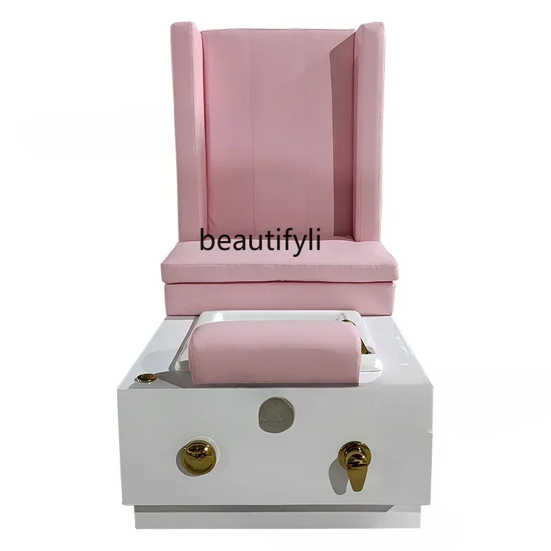 

1184 Foot Massage Couch Reclining Foot Bath Spa with Basin Foot-Washing Pedicure Chair Massage Chair Beauty Manicure