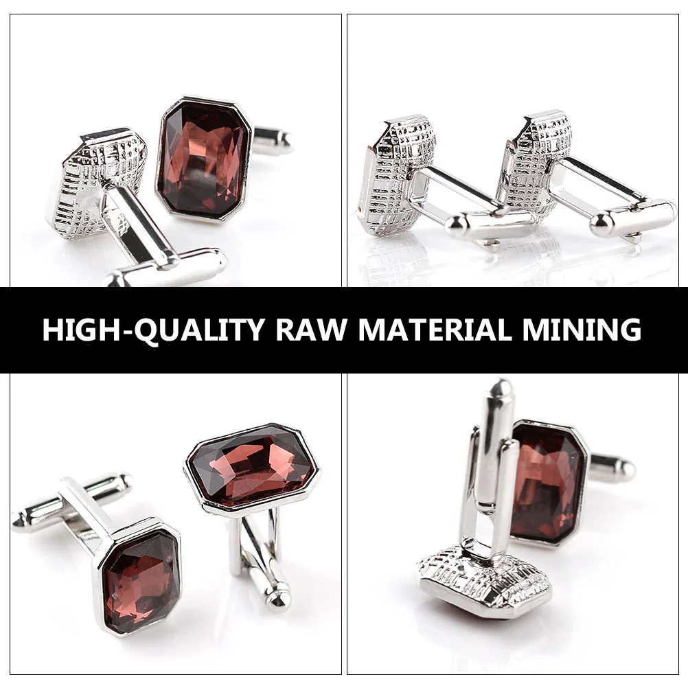 

1Pair Durable Cufflink High Quality Material Mining Tshirt Sleeve Accessories Female Cuff Link Fashion Cuff Link