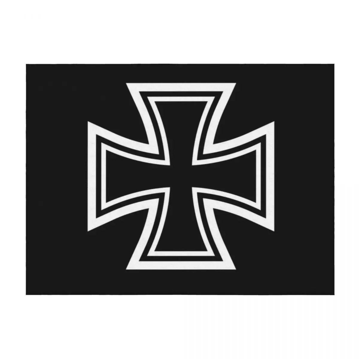 

Iron Cross Throw Blanket Thermals For Travel Luxury Designer Soft Beds Luxury Thicken Blankets