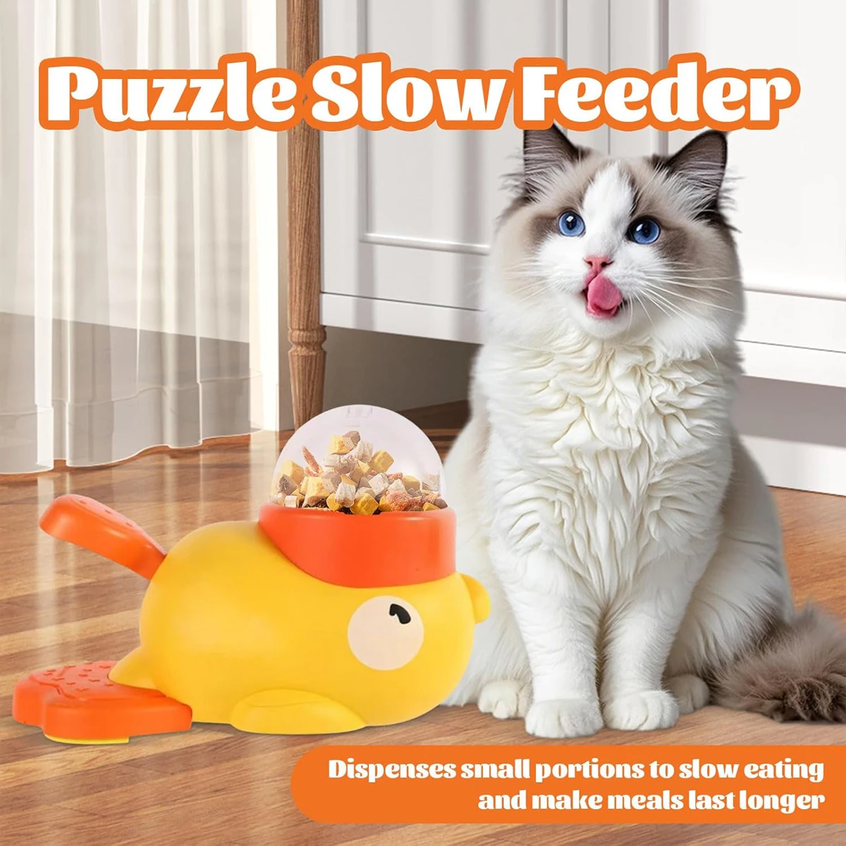 Dog and Cat Pet Feeder Puzzle - Dog Treat Puzzle Toy recension och pris
