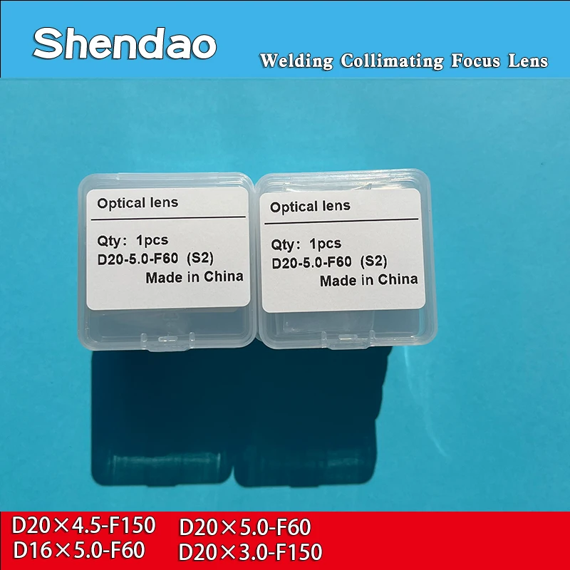 10 Stück Laser-Handschweißreinigungs-Kollimator-Fokuslinse D16/20 D20*4.5-F150 für CQWY WSX QiLin HanWei Sup Au3tech Schweißpistole – Detail 3
