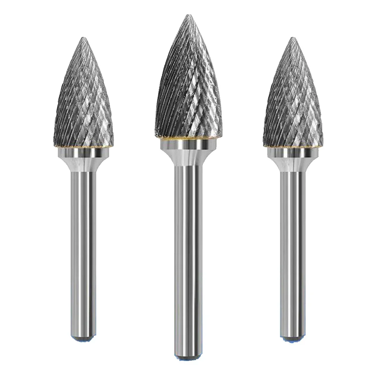 Pointed Tree G&GX Type Head Rotary File Tool Drill Milling Carving Bit Tools Point Burr Die Grinder Abrasive Tool for Metal Wood