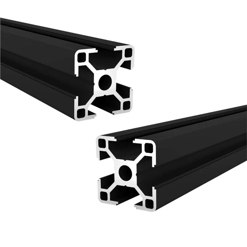 1PC BLACK 3030 T-slot European Standard Anodized Aluminium profile Extrusion 100mm-1000mm Length Linear Rail for CNC 3D Printer