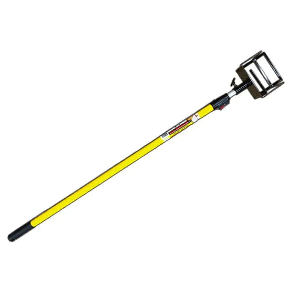 Strap Thrower Tool with 54 96 Inch Telescoping Extension Pole – Load Securement & Tie Down Strap Placement Tool for