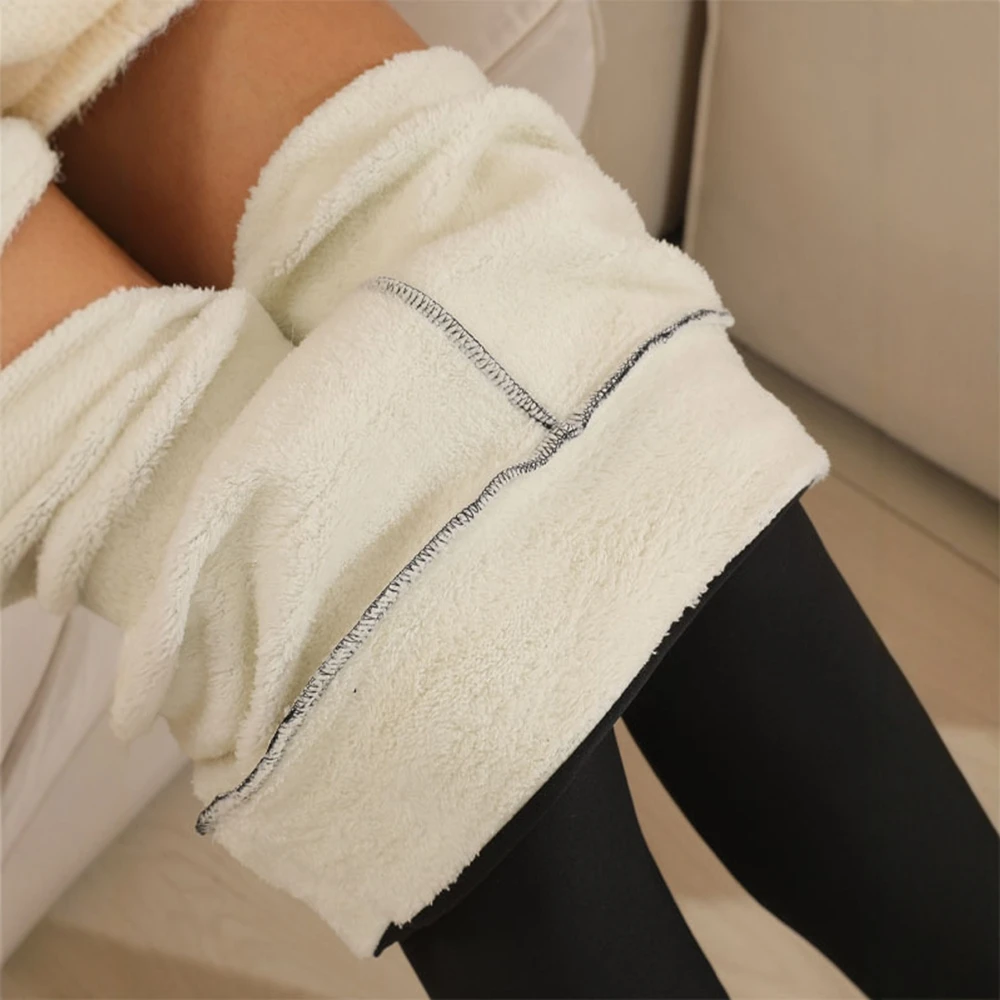 

Женские тонкие леггинсы до щиколотки с высокой талией, осень-зима, однотонные флисовые повседневные базовые стильные леггинсы