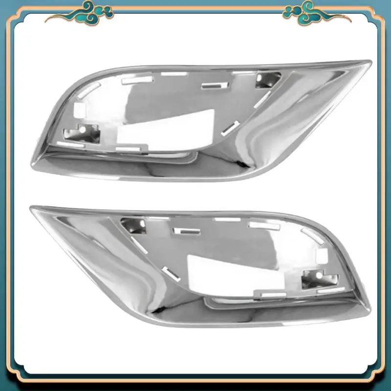 

Latest 6AH12SZ0AB Car Chrome Front Fog Light Trim Frame 6AH13SZ0AB For Jeep Grand Cherokee 2017-2021 Bumper Grille Trim Parts
