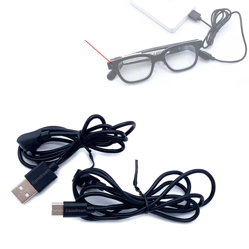 

Магнитный зарядный кабель USB / Type-C для умных очков Rokid AI Smart Glasses USB-C