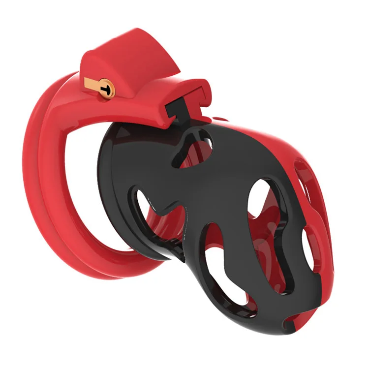New Plastic Male Chastity Cage CB6000S 2 Shape Design 4 Rings Penis Lock Bondage Restraint SM Sex Toys