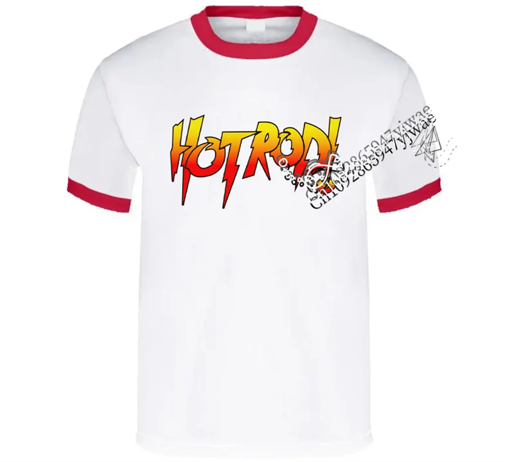 Hot Rod 80s Classic Retro Sportswear Rowdy Wrestling Commemorative Shirt Casual High Quality Top Summer Men Women T-shirts