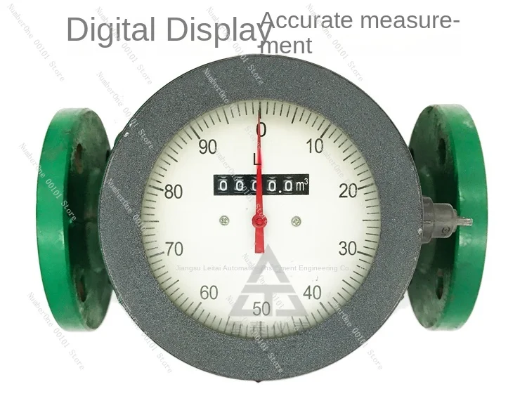 Oval Gear Flowmeter Diesel Gasoline Heavy Oil Meter Meter Methanol Syrup Lubricating Oil/Heat Conduction Oil