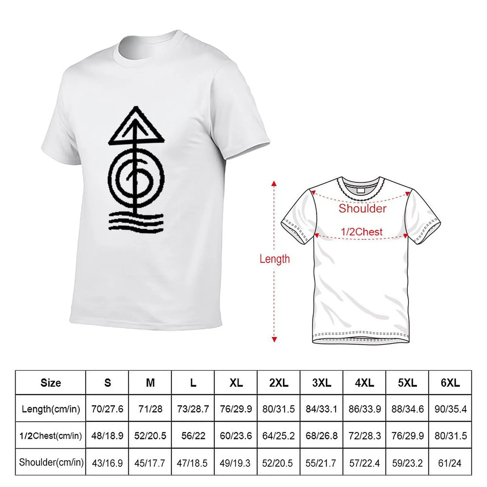Magisterium Quincunx Symbol T-Shirt Large Size Casual Short Sleeve Top