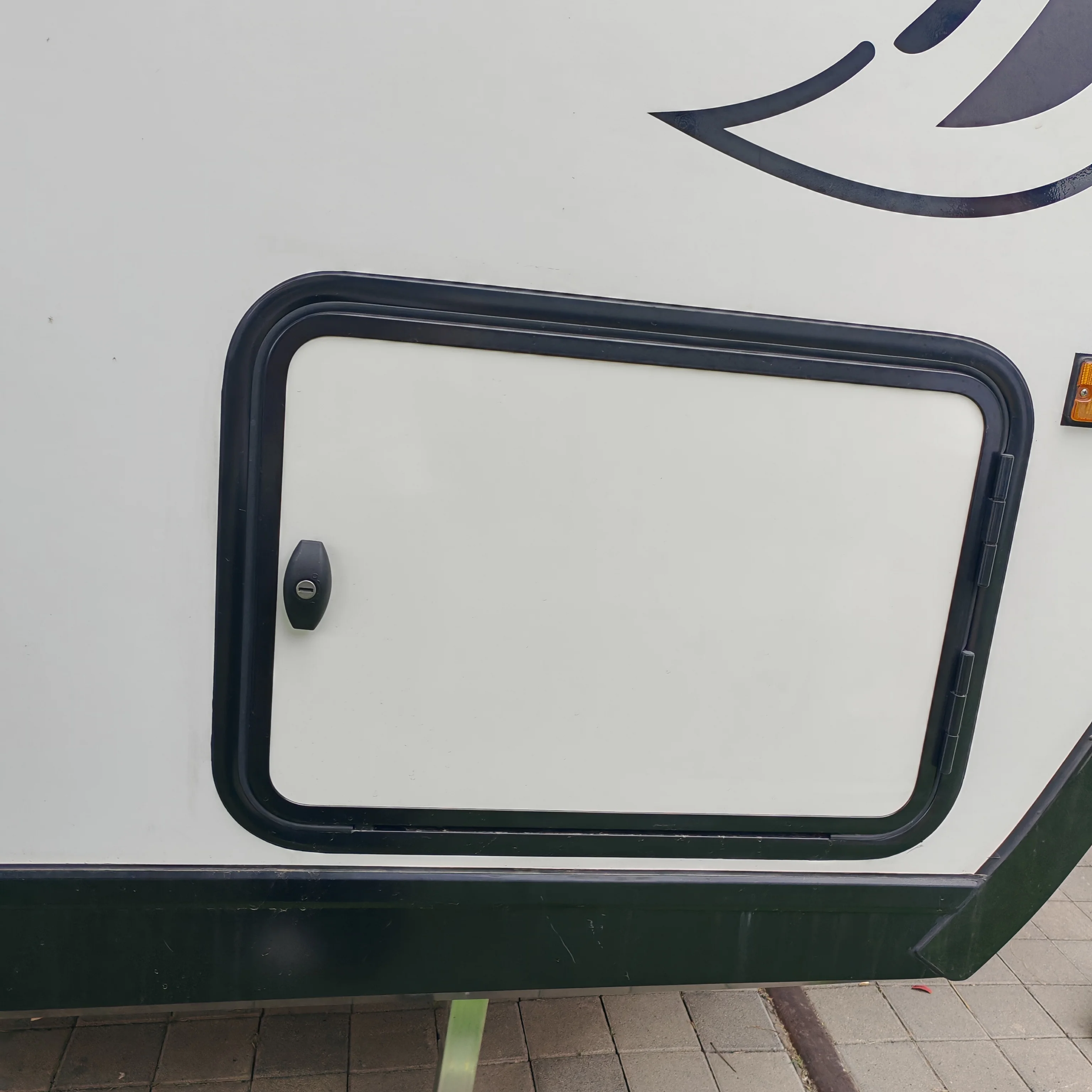 Profilé en aluminium robuste 500x700mm, porte d'accès pour VR, caravane, remorque, camping-car, véhicule utilitaire, porte de compartiment de rangement pour camping-car