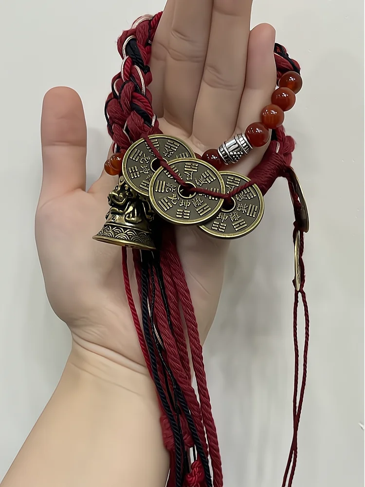 Ancient Tassel Hand Woven Rope New Chinese Men And Women Tibetan Bracelet Mountain Ghost Spend Money Hand Decoration