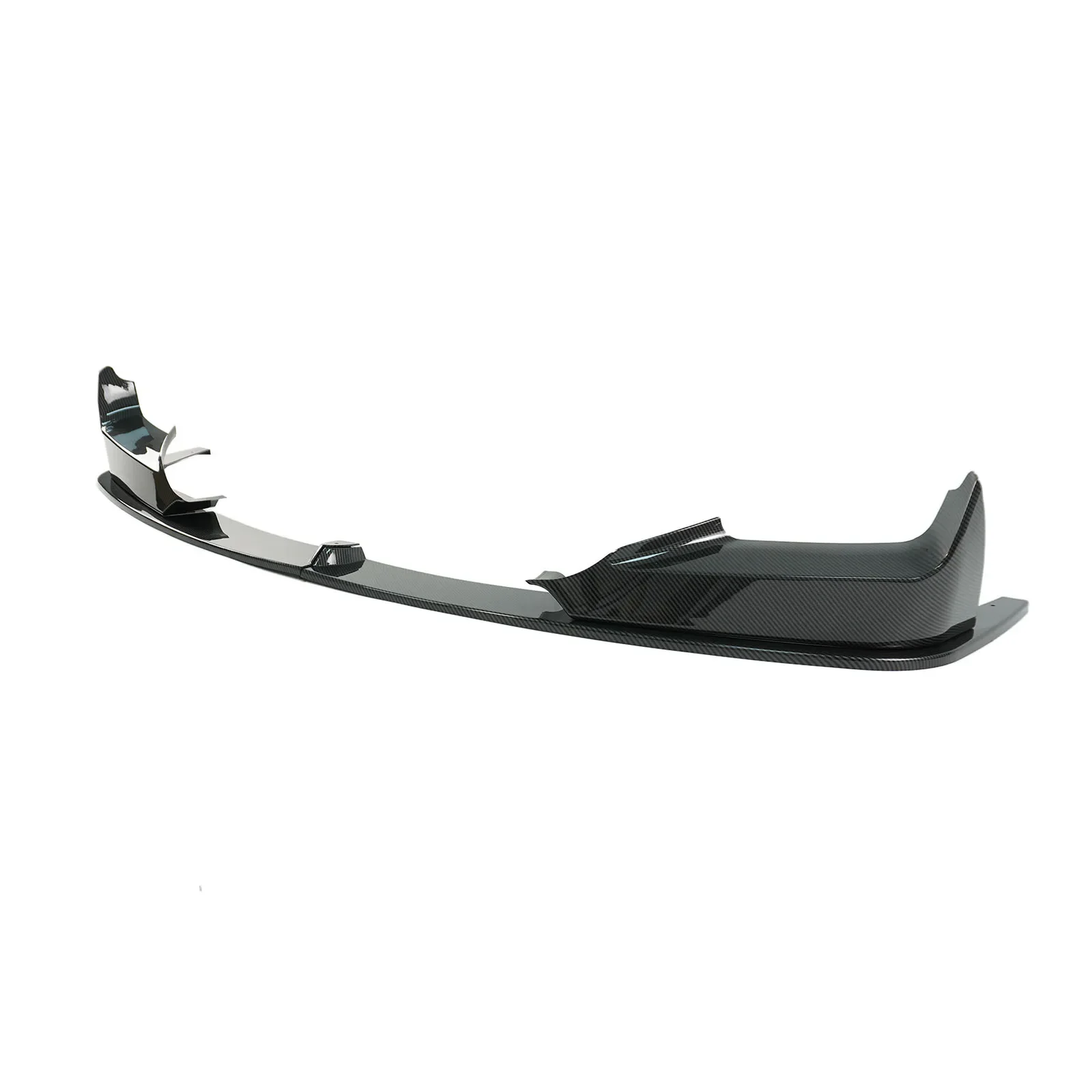 For BMW F06 F12 F13 640i 650i M-Sport 2012-2018 Front Bumper Lip 4PCS Spoiler Splitter Accessories Plastic Carbon Fiber Print image 3