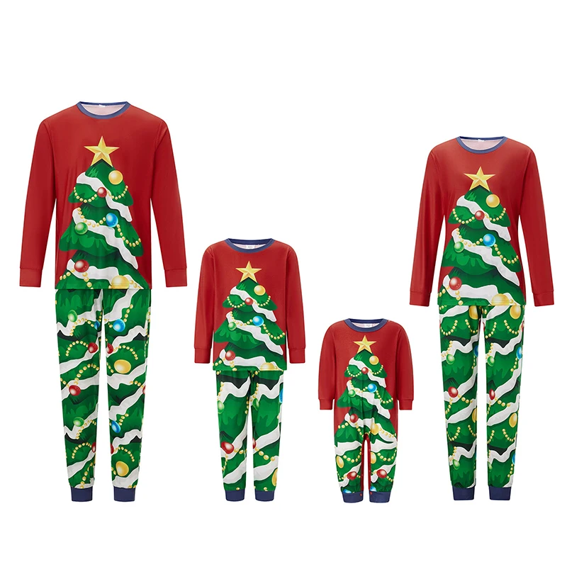 2025 Christmas Pajamas for Family Xmas Pajamas Family Christmas Pjs Matching Sets Holiday Nightwear Jammies