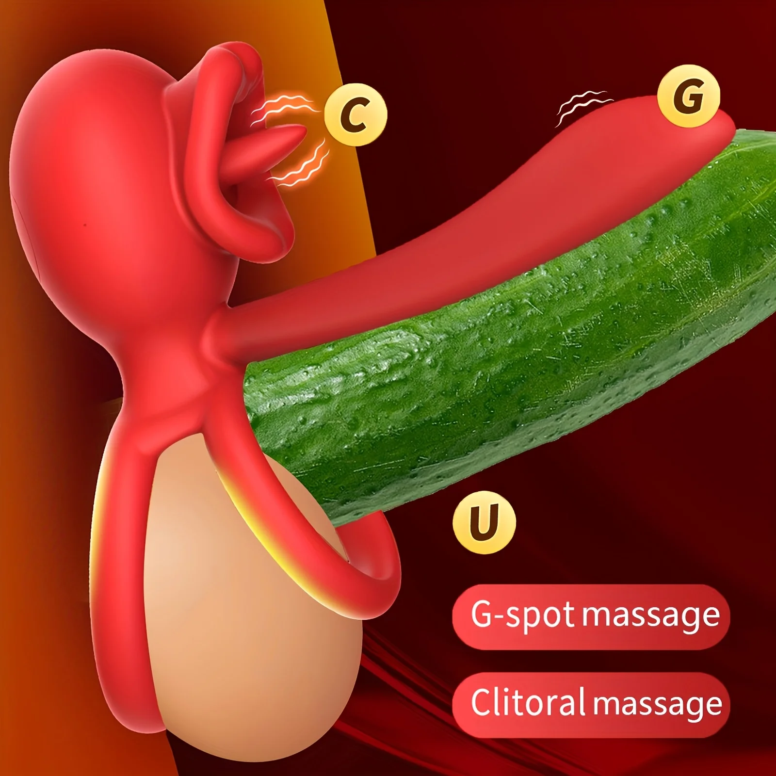 تهتز الديك الدائري القضيب كم مع الورد البظر محفز G بقعة القضيب الدائري هزاز الأزواج الكبار لعبة الجنس للرجال والنساء