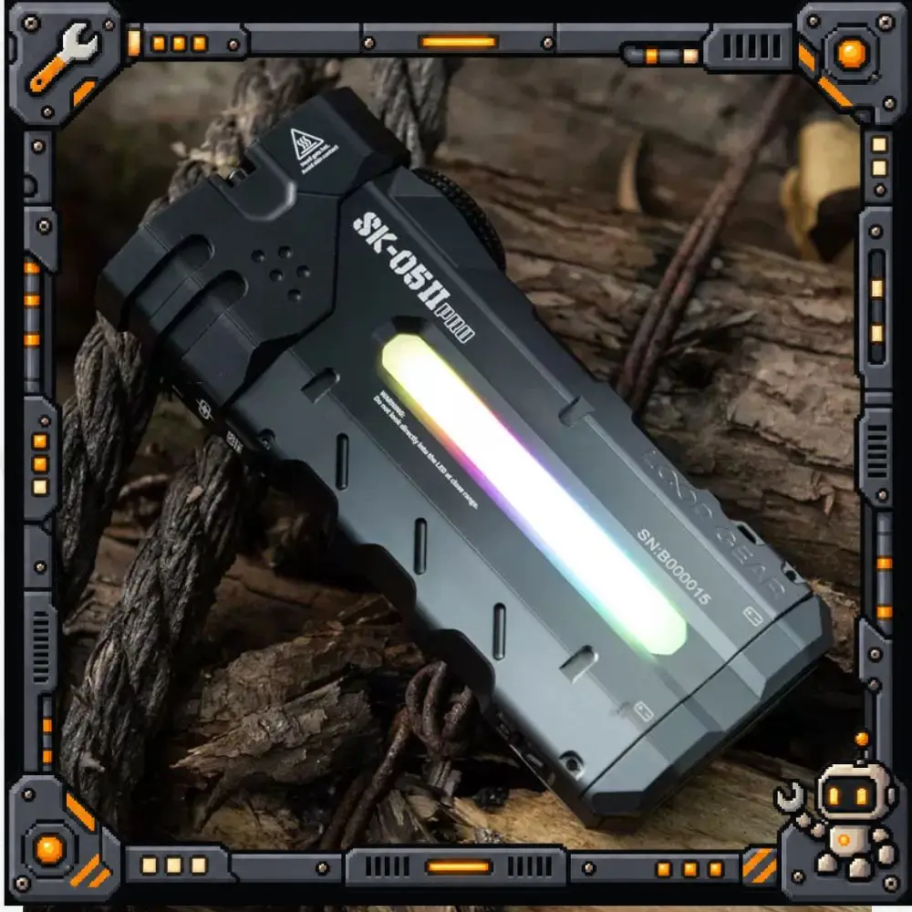 LOOP GEAR SK05 PRO II 2nd Gen Multi-Light Source EDC Flashlight Portable Long Battery Life High Lumen Tactical Pocket Light