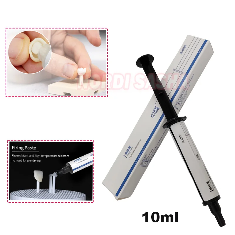 

10ml Dental Firing Paste Resin Sintering Paste for Veneer Crown and Bridge Dental Restoration Sintering Fix Lab Material