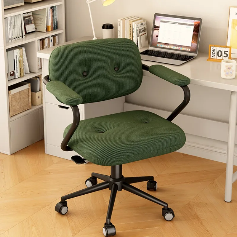 

Adjustable Green Office Chair Armrest Nordic Oversized Relaxing Computer Chair Comfortable Sillas De Oficina Office Furniture